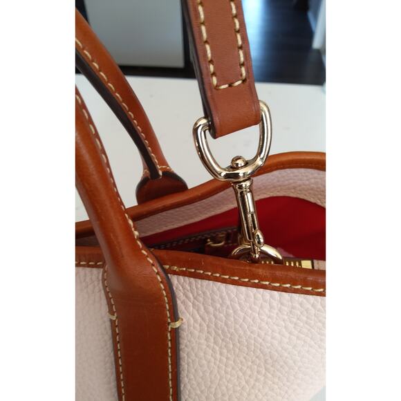 Dooney & Bourke Brielle luxury satchel blush Pebble grain Leather quiet luxury - Picture 8 of 11